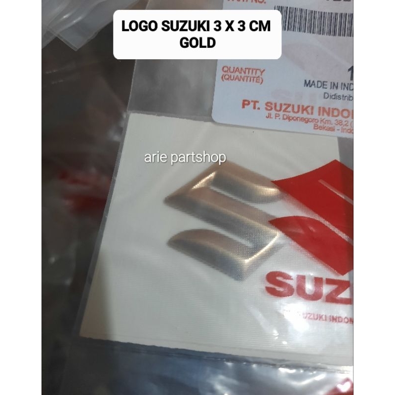 loso suzuki s 3 x 3 cm warna gold skywave shogun night rider nr