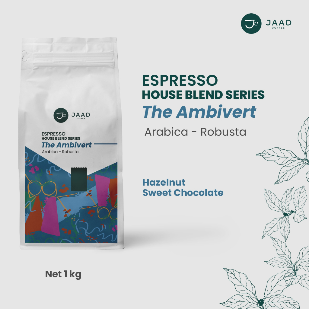 

The Ambivert 1kg - Espresso House Blend Series by Jaad - 50% Arabica 50% Robusta