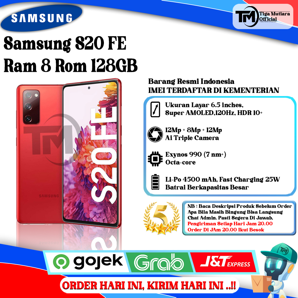 Samsung S20FE Ram 8 Rom 128GB | 256GB Segel Original &amp; Bergaransi Resmi
