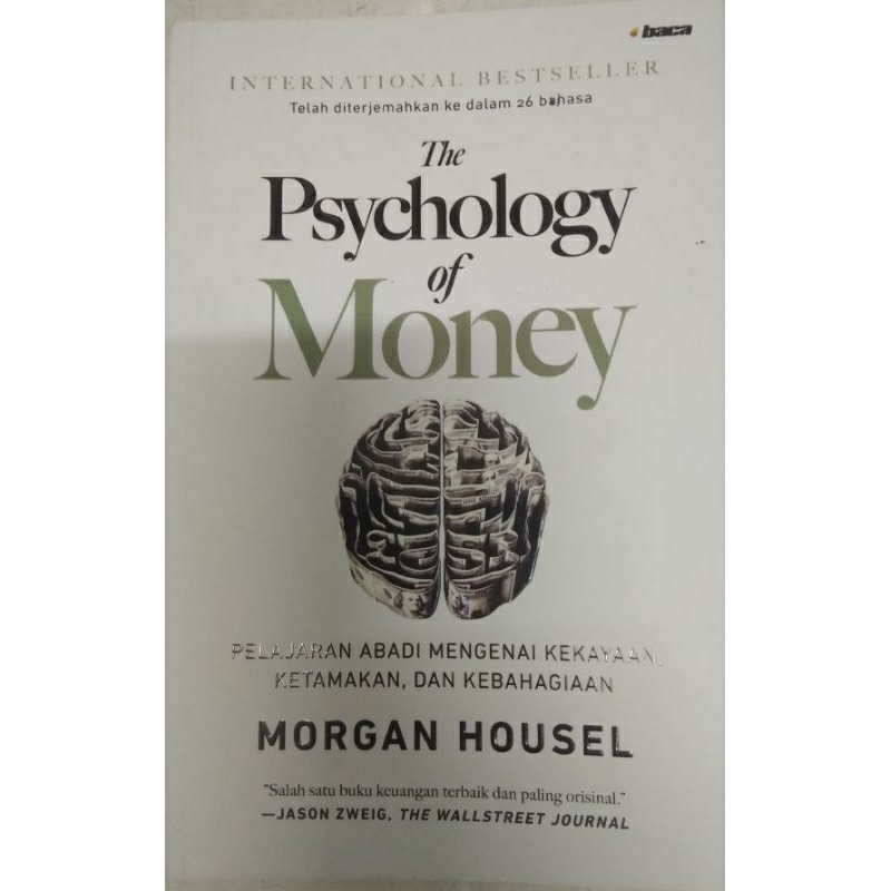 THE PSYCHOLOGY OF MONEY ORIGINAL PRELOVED