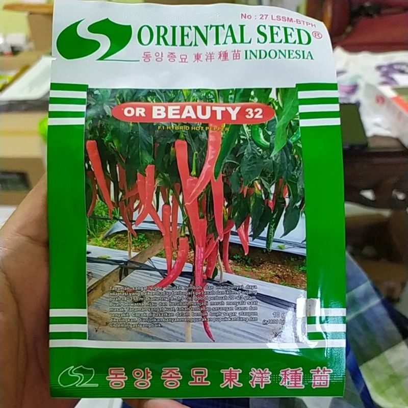 Benih Cabe Besar OR BEAUTY 32 isi 1800 biji