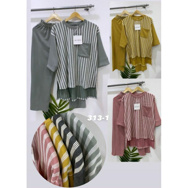 Kuyifei 313.2//Setelan celana rajut premium//Setcel rajut//One set rajut premium//One set rajut//Set