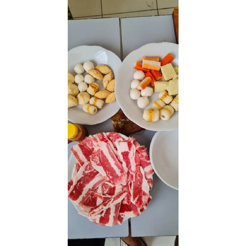 

BUNDLING BEEF US SHORTPLATE+PAKET HEMAT STEAMBOAT FREE BUMBU STEAMBOAT(3 VARIANT KALDU)