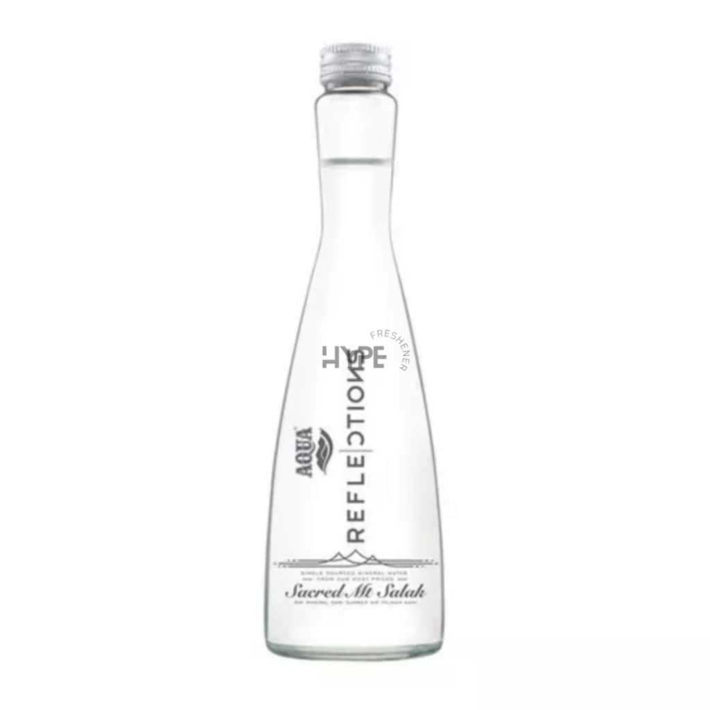 

AQUA Air Mineral Reflections Still Botol Beling Kaca Reflection 380 Ml