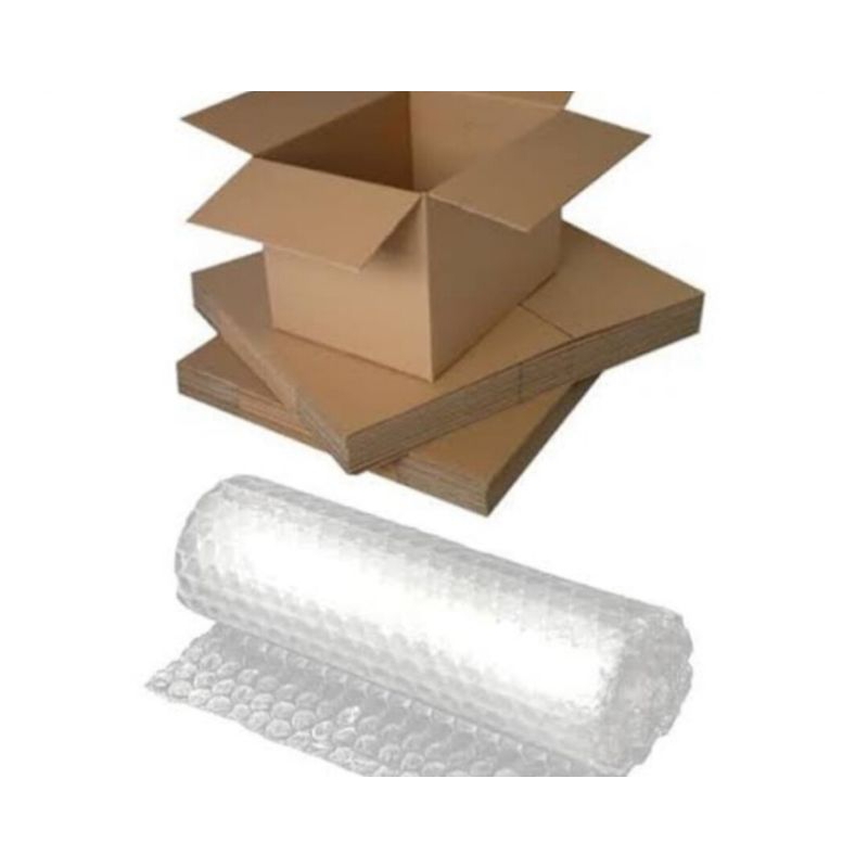 

Kardus + Bubble wrap Tambahan Packing