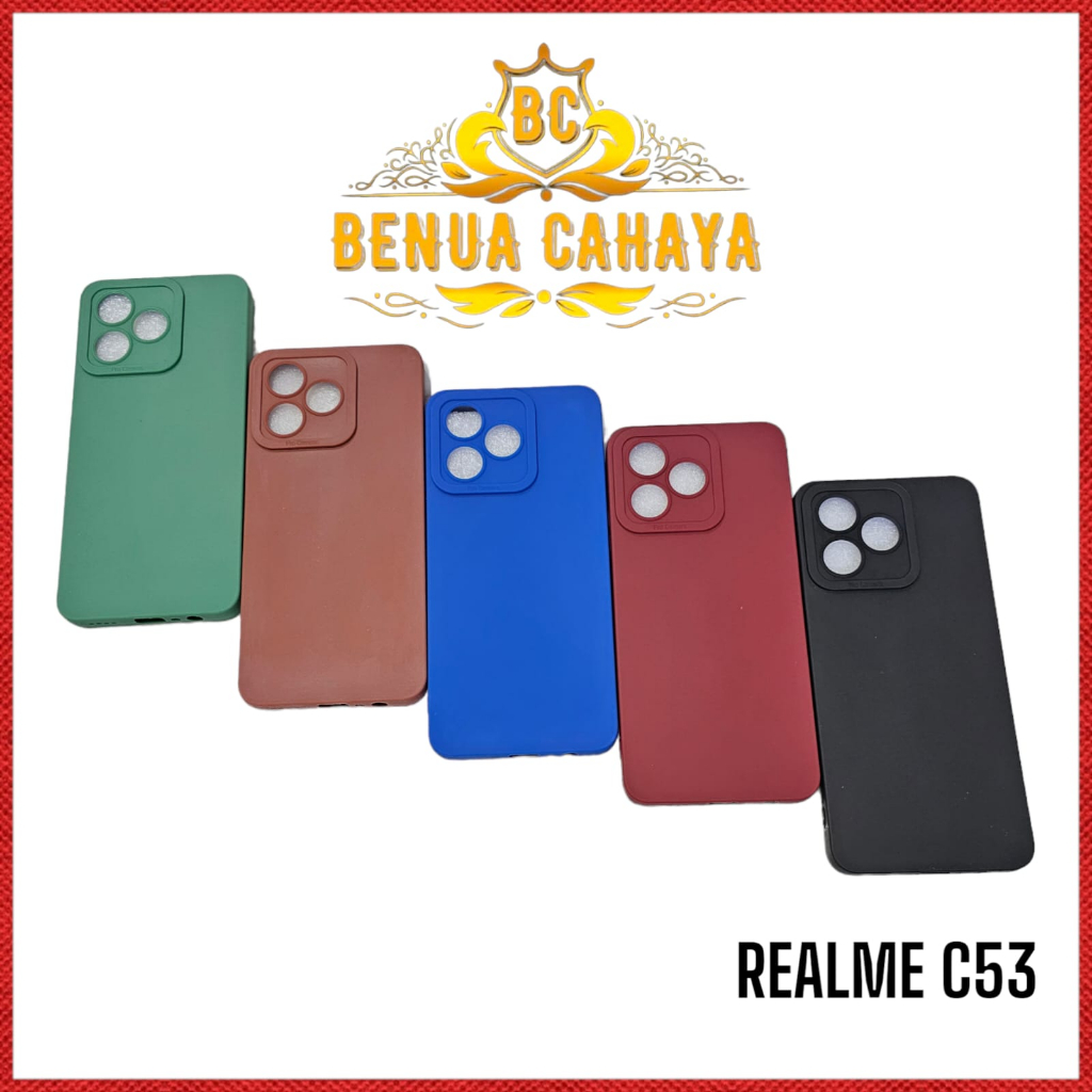 CASE REALME C12 / C53 NFC - SOFTCASE MACARON PRO CAMERA CASE MACARON 3d