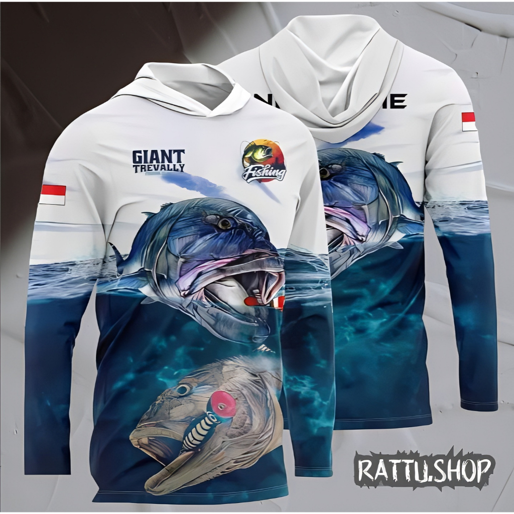 JERSEY KUPLUK MANCING AQUA FISH PAKE CIPUT/KUPLUK FREE NICK NAME FULL PRINT