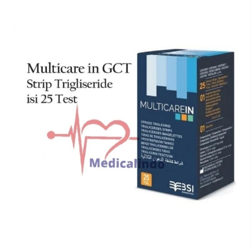 Strip Multicare In Trigliserida isi 25 - Strip TG Trigliceride