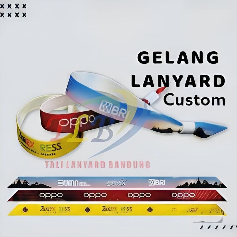 Gelang lanyard tiket custom/tiket gelang K-pop/gelang tiket konser/lanyard tiket konser
