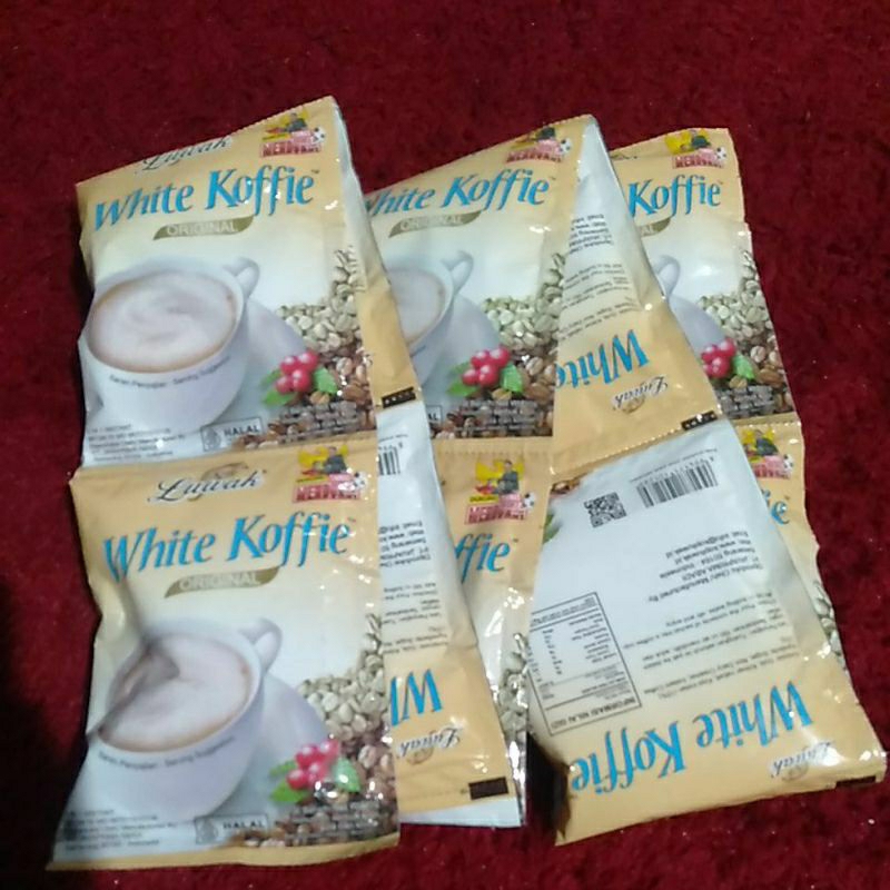 

LUWAK WHITE KOFFIE NETTO 20 GRAM ISI 10