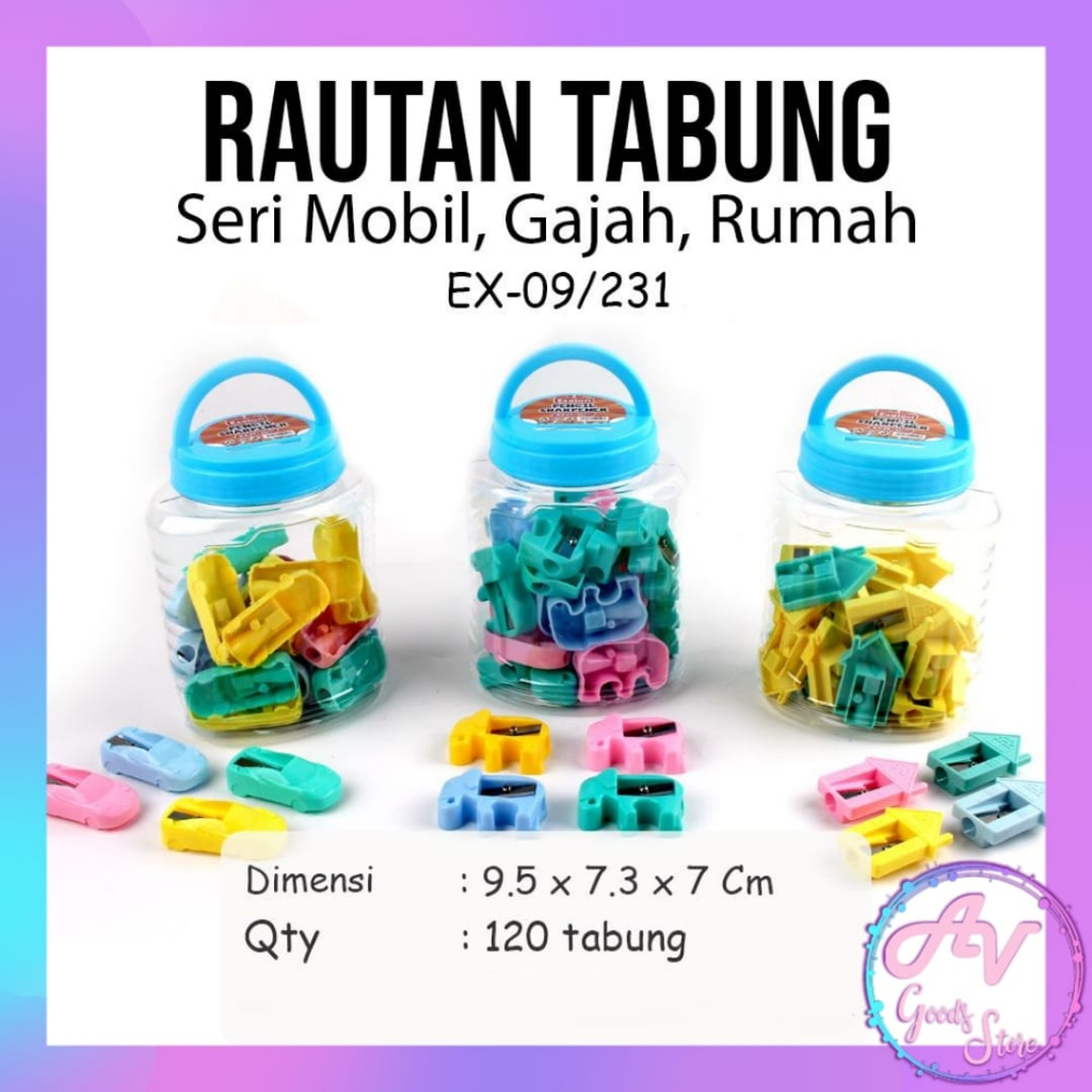 

rautan / rautan toples isi 24pcs / RAUTAN TABUNG FANCY EX-09 ISI 24PCS