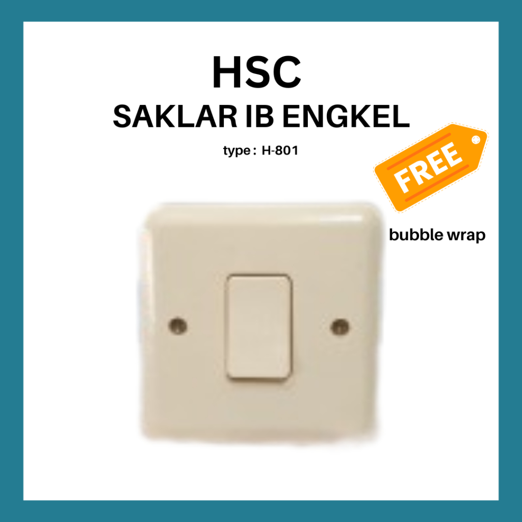 HSC H-801 SAKLAR IB ENGKEL SINGLE