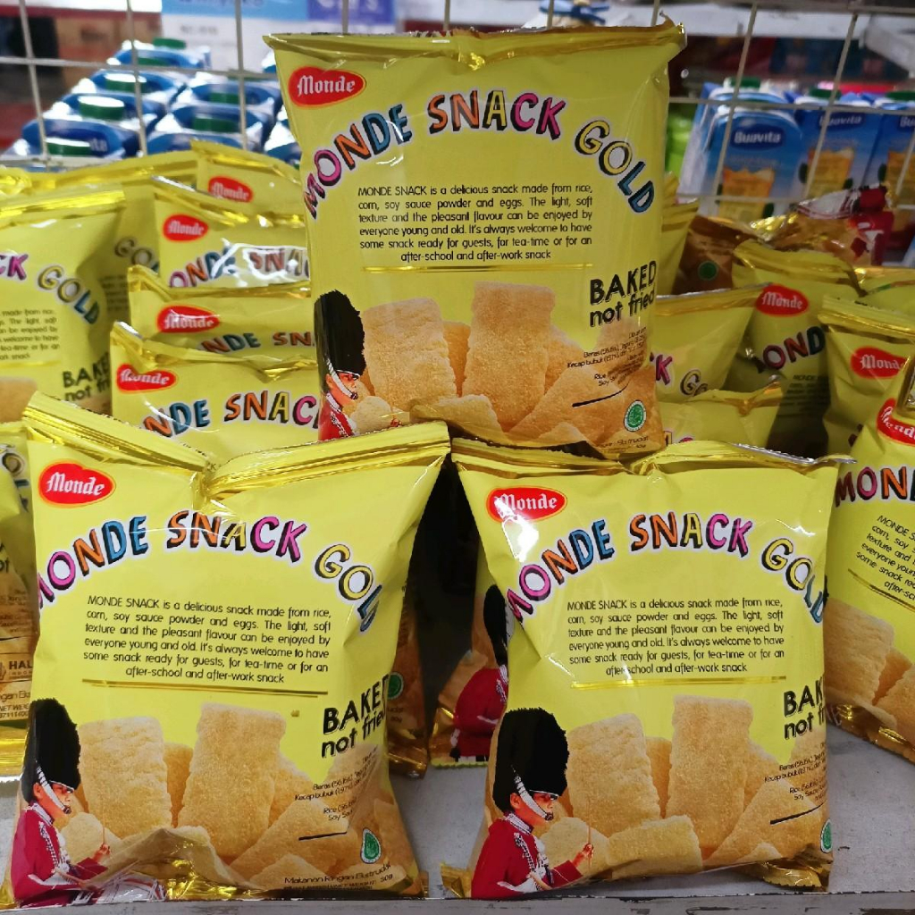 

Paket Monde Snack gold 30gr 10Pcs