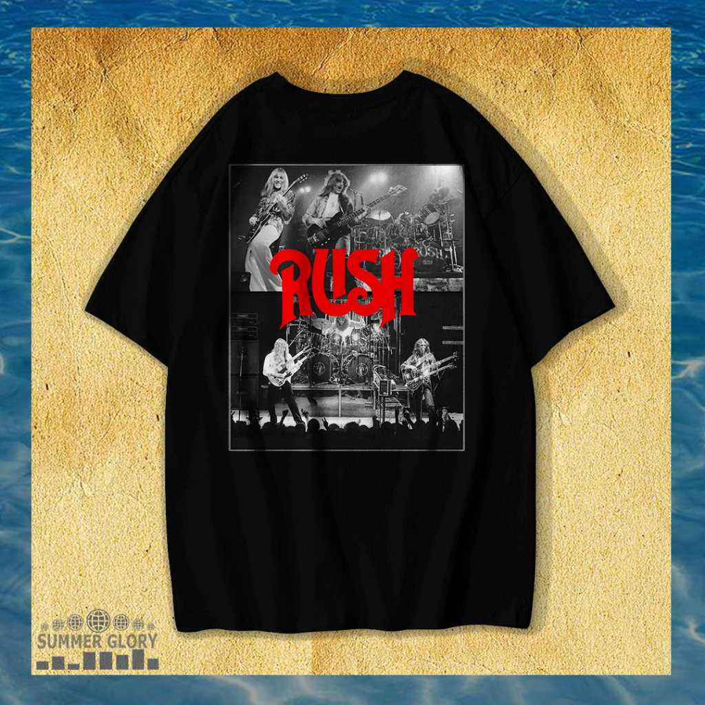 RUSH BAND T-SHIRT / KAOS BAND RUSH