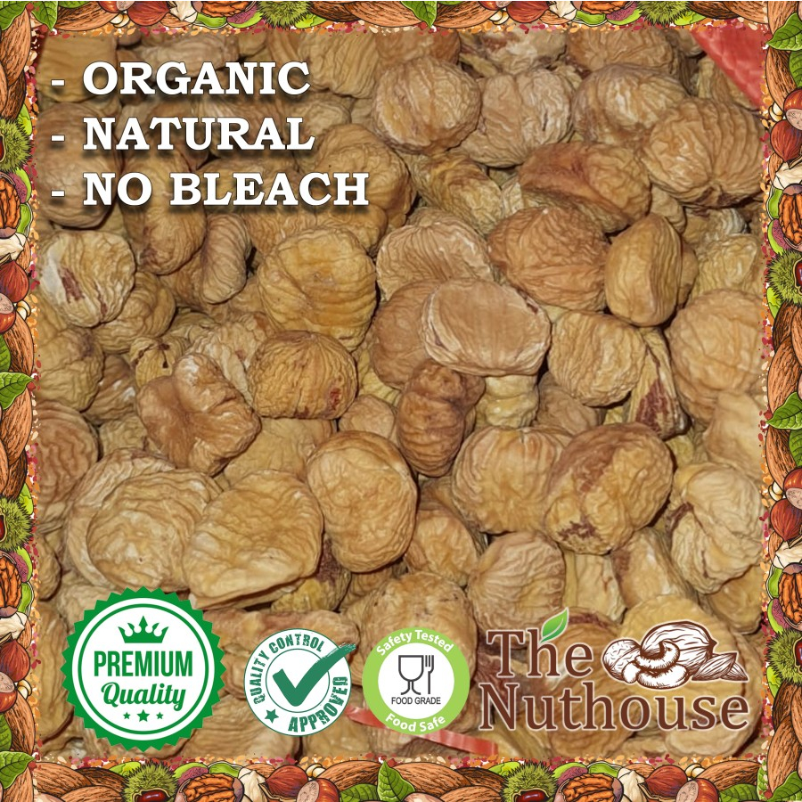 

1kg Whole Shaped Dry Chestnuts / LakCi / Kacang Kastanye Utuh Kering