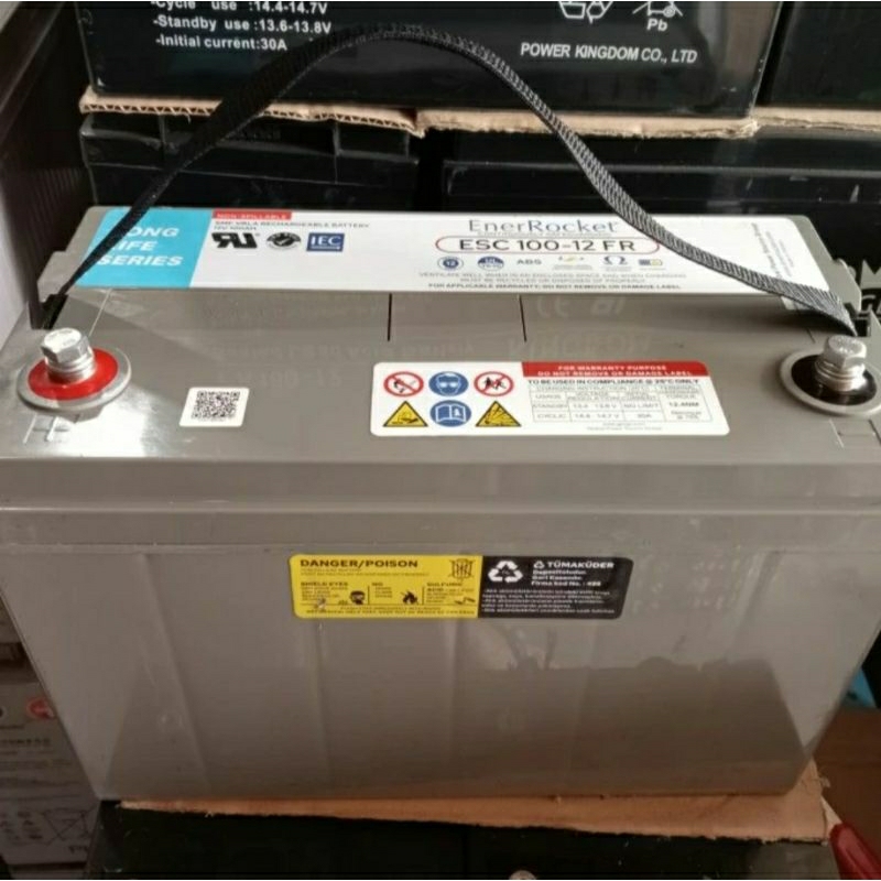 BATTERY VRLA ENER ROCKET 12VOLT-100AH GOOD PERFORMANCE