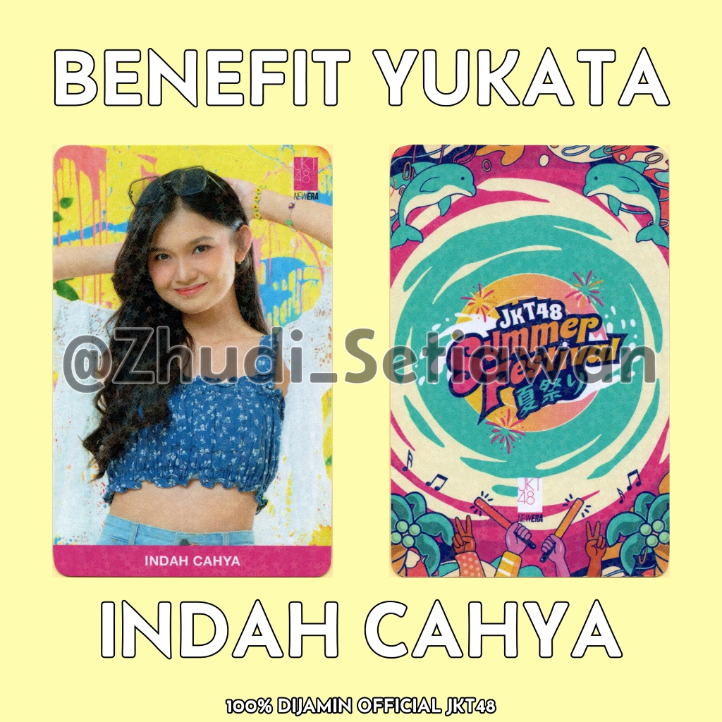 Photocard Indah JKT48 Benefit Yukata