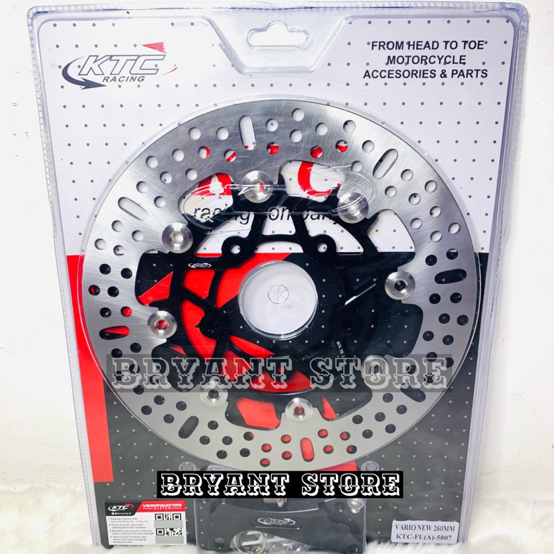 Piringan Cakram Depan KTC Disk 260MM Vario 150 New Lubang 5 Original Disc Vario150 260 MM KTC CNC