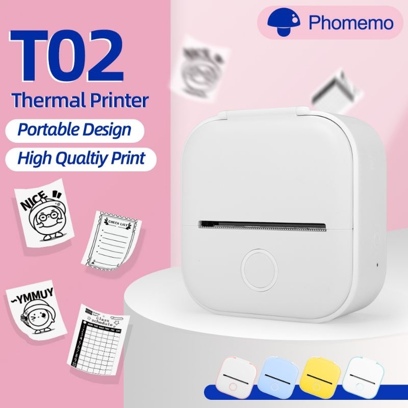 Phomemo Portable Thermal Printer Mini Inkless - T021 - White
