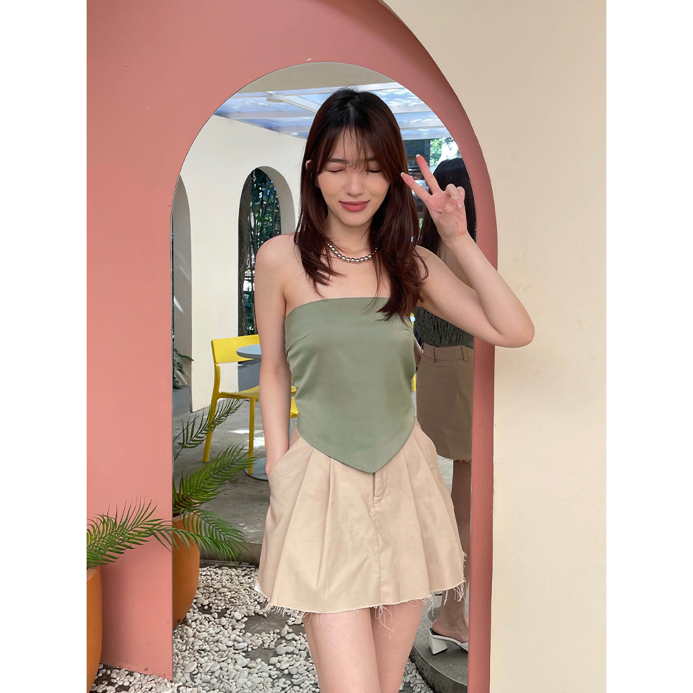 Kadaka T-0484 Scarf Top Satin Premium