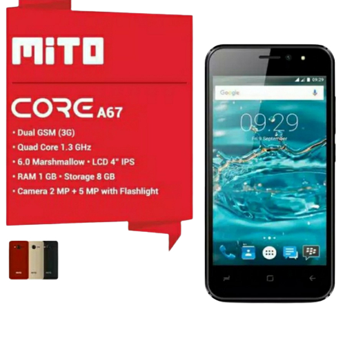 Cuci gudang hp smartphone android mito a67 ram 1 3G