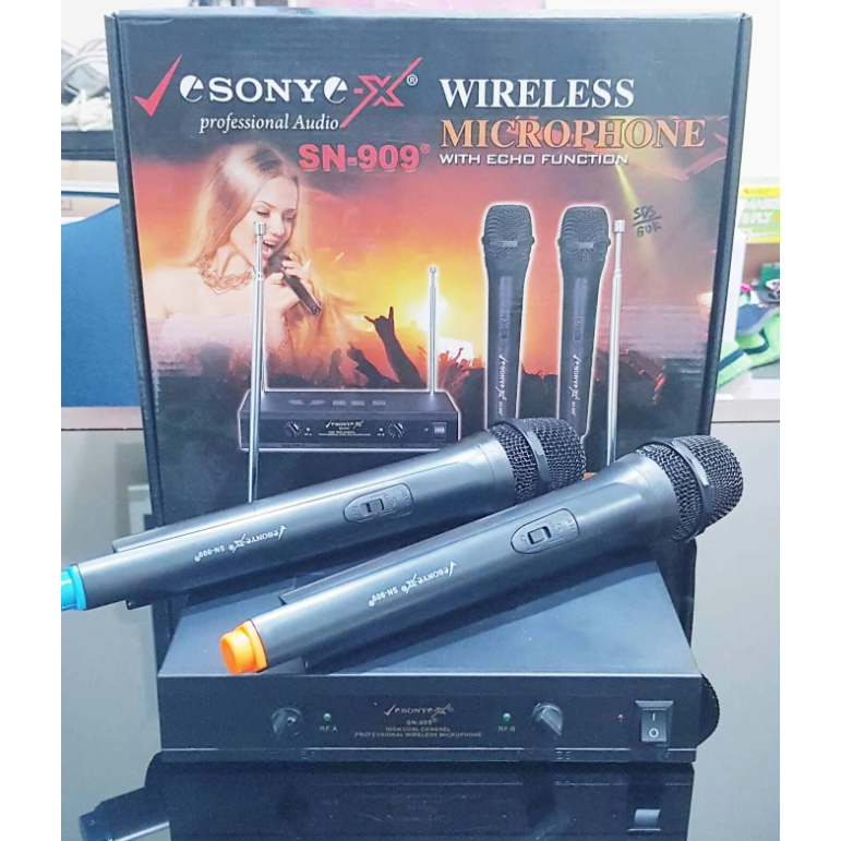 Microphone Wireless + Receiver Sony SN 909