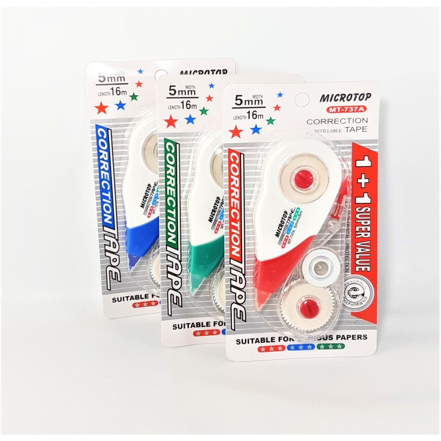 

Microtop Correction Tape MT-737A - 5 mm x 16 M ( Meter )