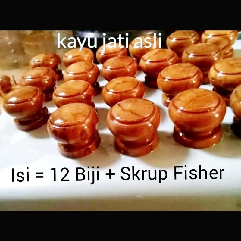 12 BIJI Handle laci -Kenop Pintu Laci Gagang lemari - Handle lemari kecil