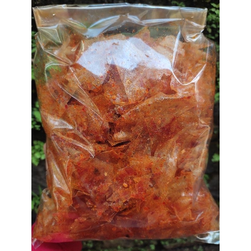 

keripik kaca pedas daun jeruk | 500 gram