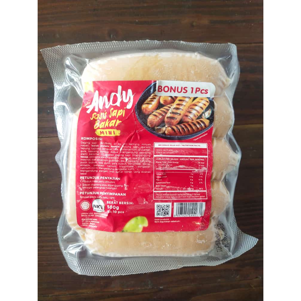 

ANDY SOSIS BAKAR MINI 500 GR