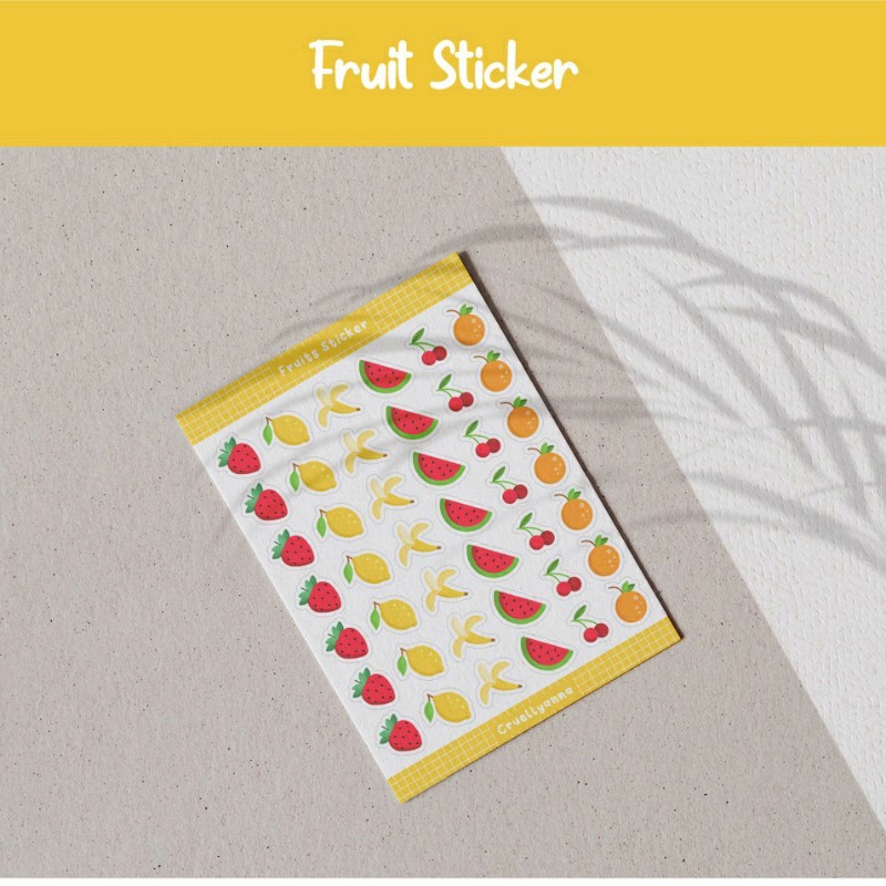 

Small Fruits Sticker Sheet