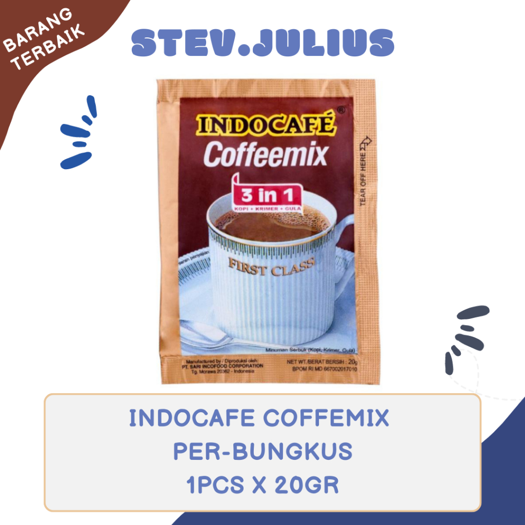 

INDOCAFE COFFEMIX 1 BUNGKUS SATUAN