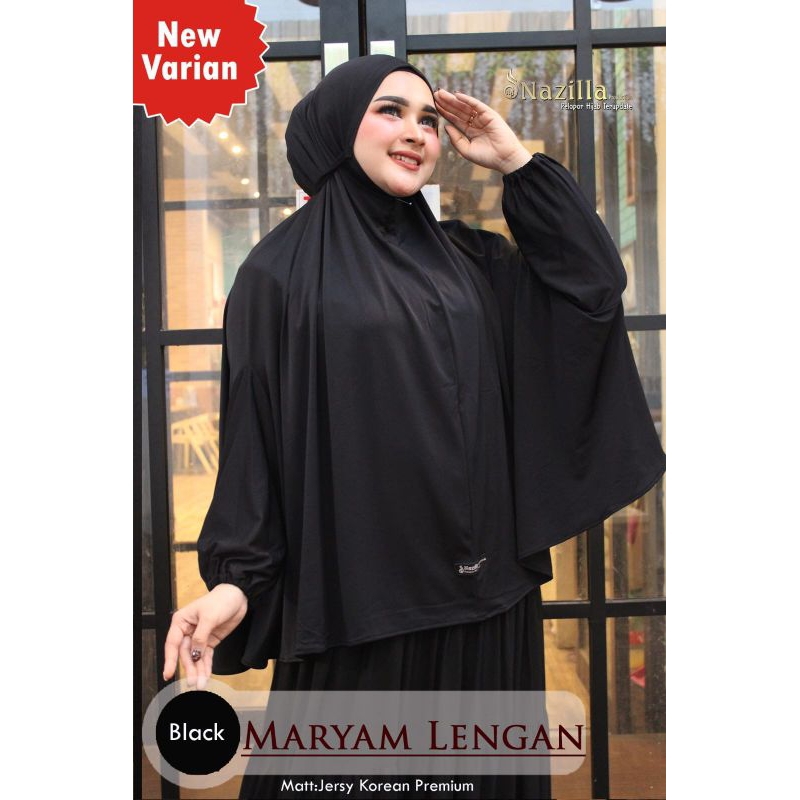 hijab bergo Maryam ORI lengan panjang premium jersey