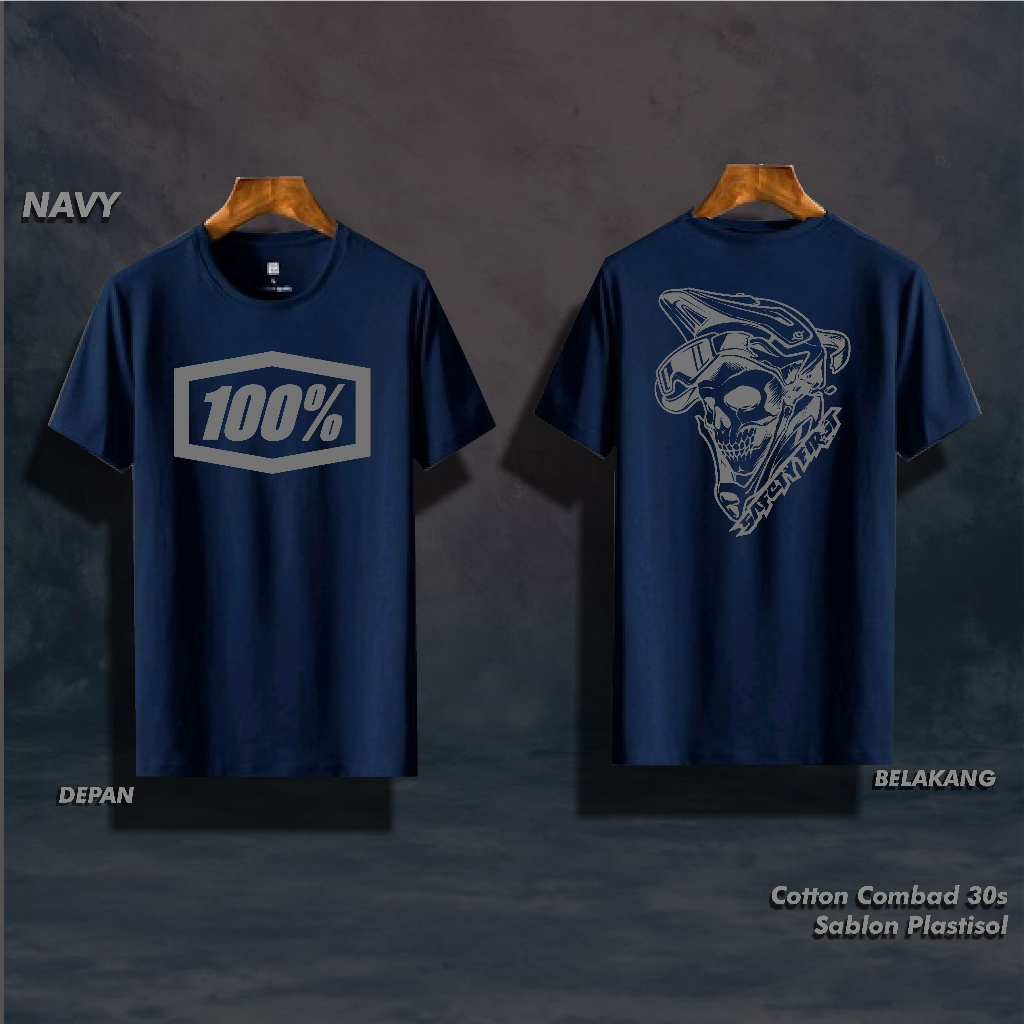 Kaos 100% Teng/ Kaos MTB/ Kaos Gowes/ Kaos Racing/ Kaos Motorcross/ Kaos Trail/ Kaos Grasstrack/ Kao