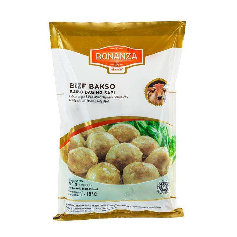 

Belfoods Bonanza Bakso Sapi Gold 500gr