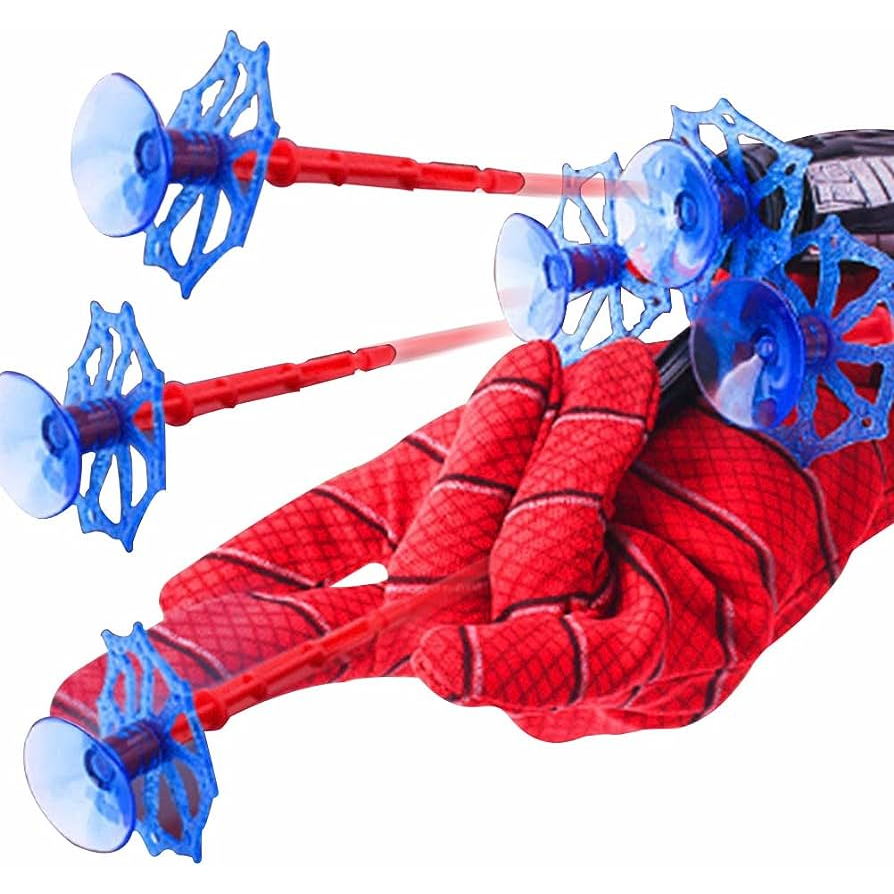 mainan sarung tangan spiderman jaring spiderman