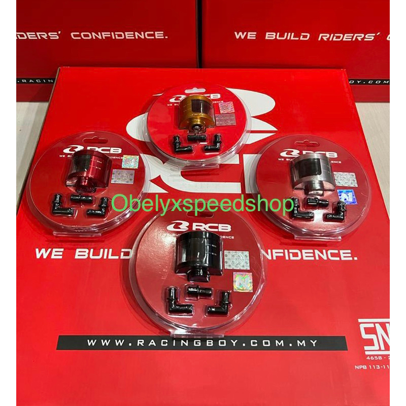 TABUNG MINYAK REM RCB BRAKE FLUID TANK A1 BULAT RADIAL UNIVERSAL