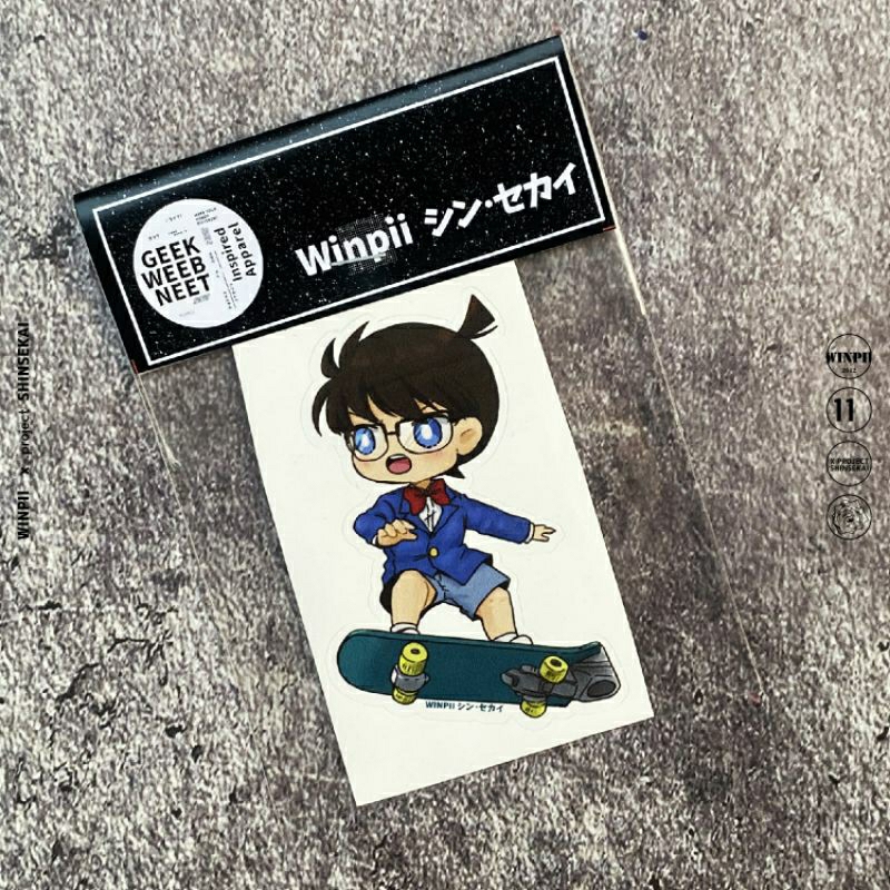 Stiker / Sticker Conan Sketeboard Anime Detective Conan