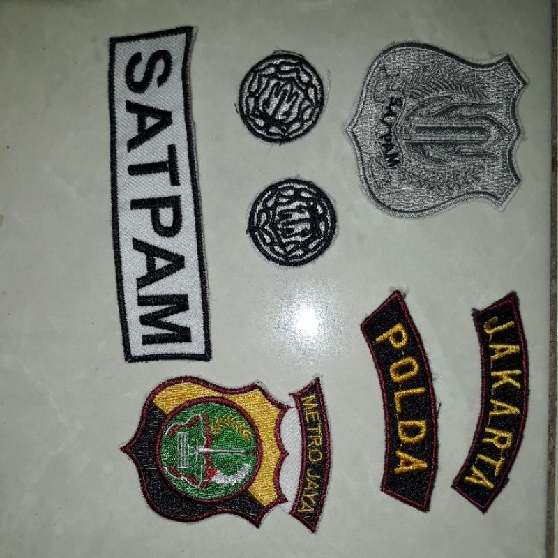 ATRIBUT SATPAM BORDIR