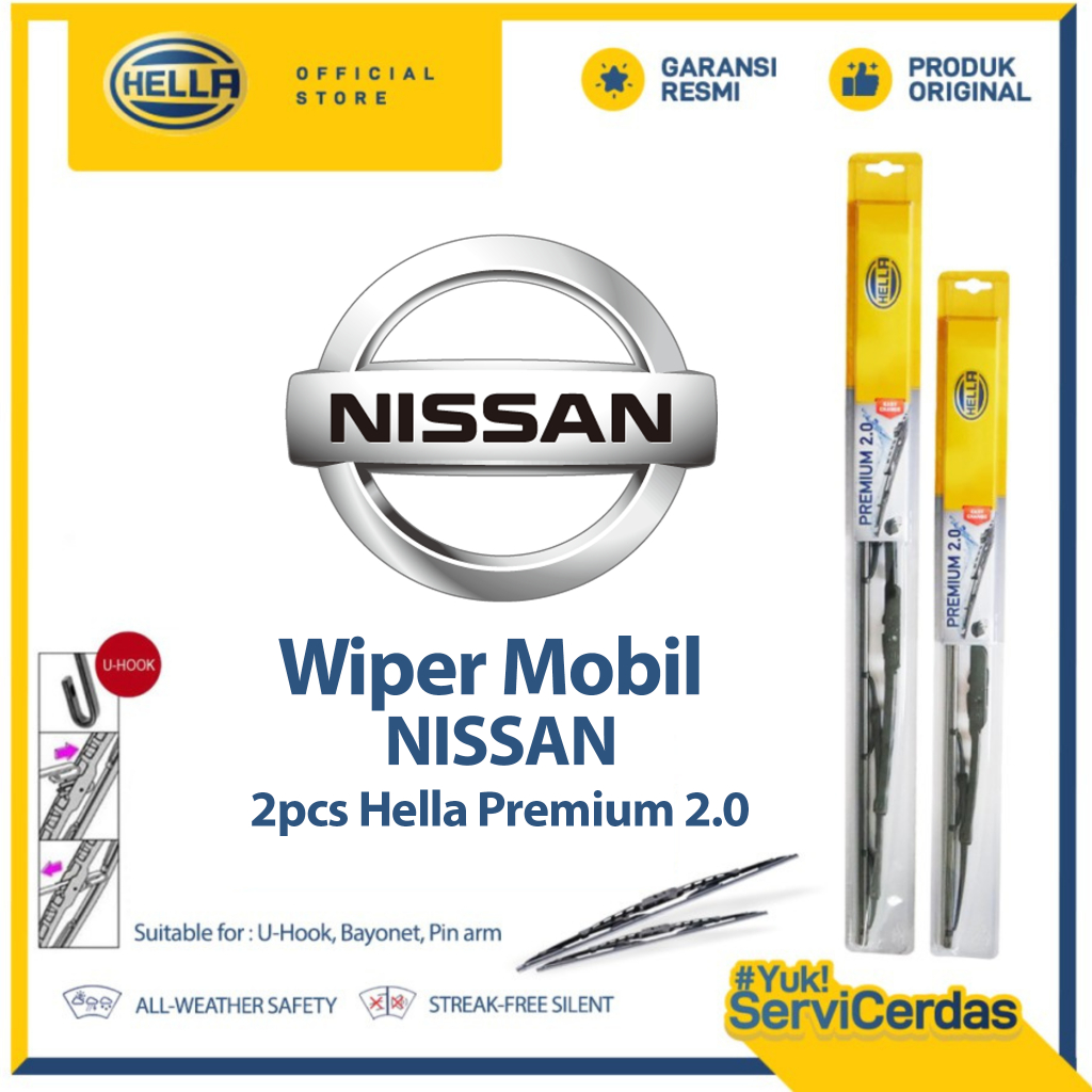 Wiper Mobil NISSAN - HELLA Premium 2.0