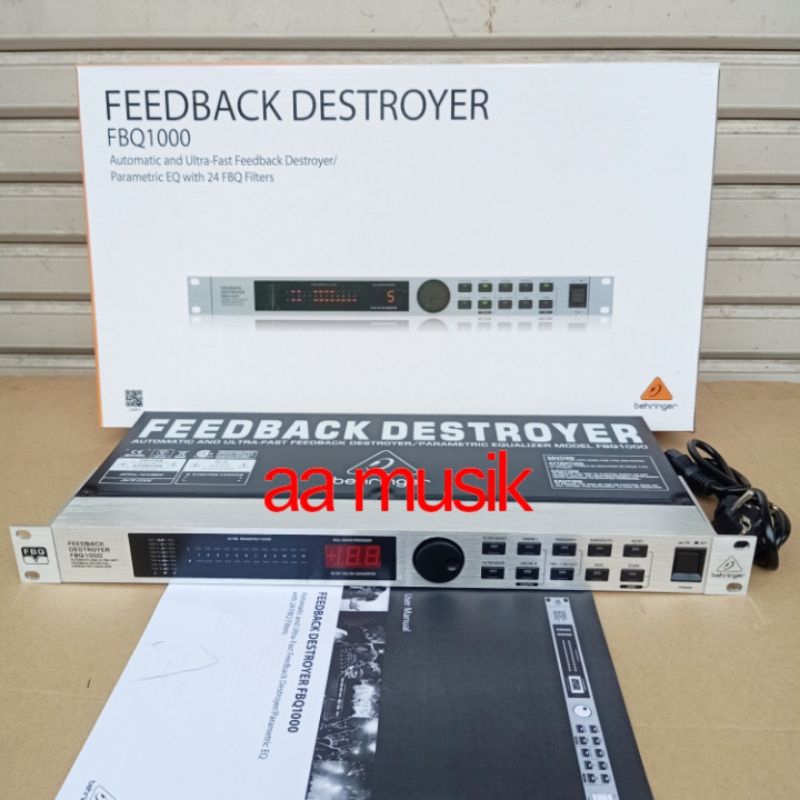 FEEDBACK DESTROYER BEHRINGER FBQ1000 FBQ 1000