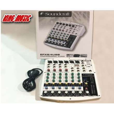 MIXER SOUNDCRAFT EFX8/4USB EFX 8 4 USB EFX 8/4 USB 8 CHANNEL GRADE A