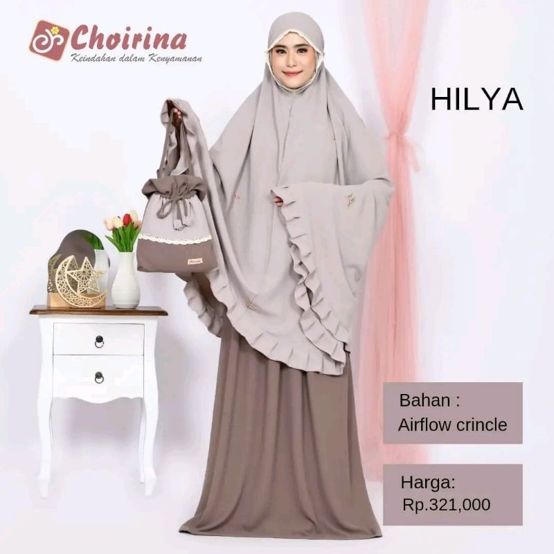 Mukena Choirina Hilya Wanita Dewasa Muslim