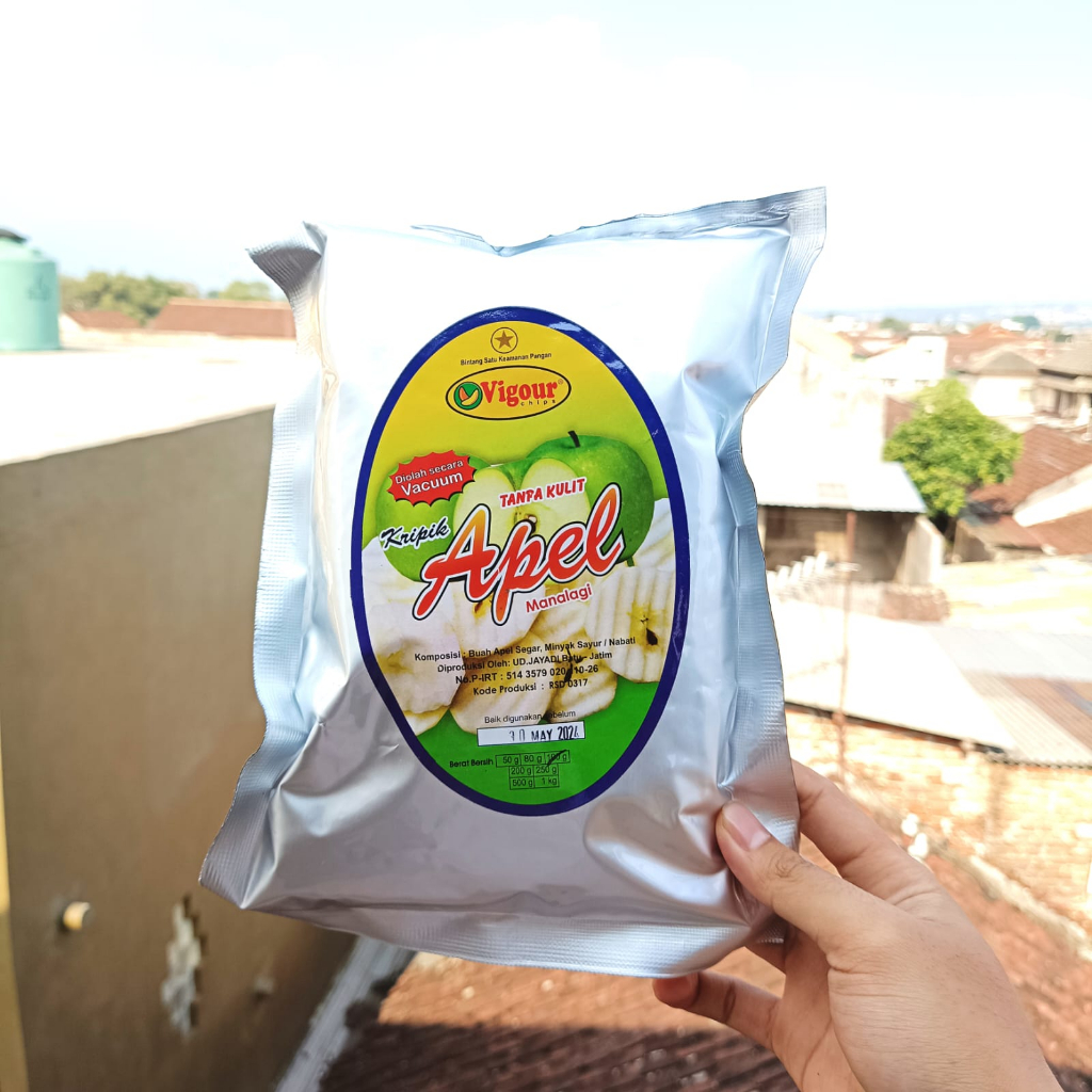 

Keripik Apel Virgour Super 500 gram kripik buah malang