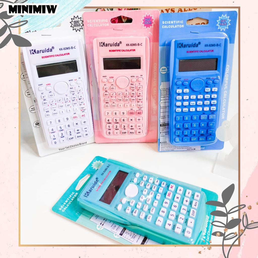 

SCIENTIFIC KALKULATOR KARUIDA COLORFUL KK-82MS-B-C Calculator / Scientific / 240 Functions