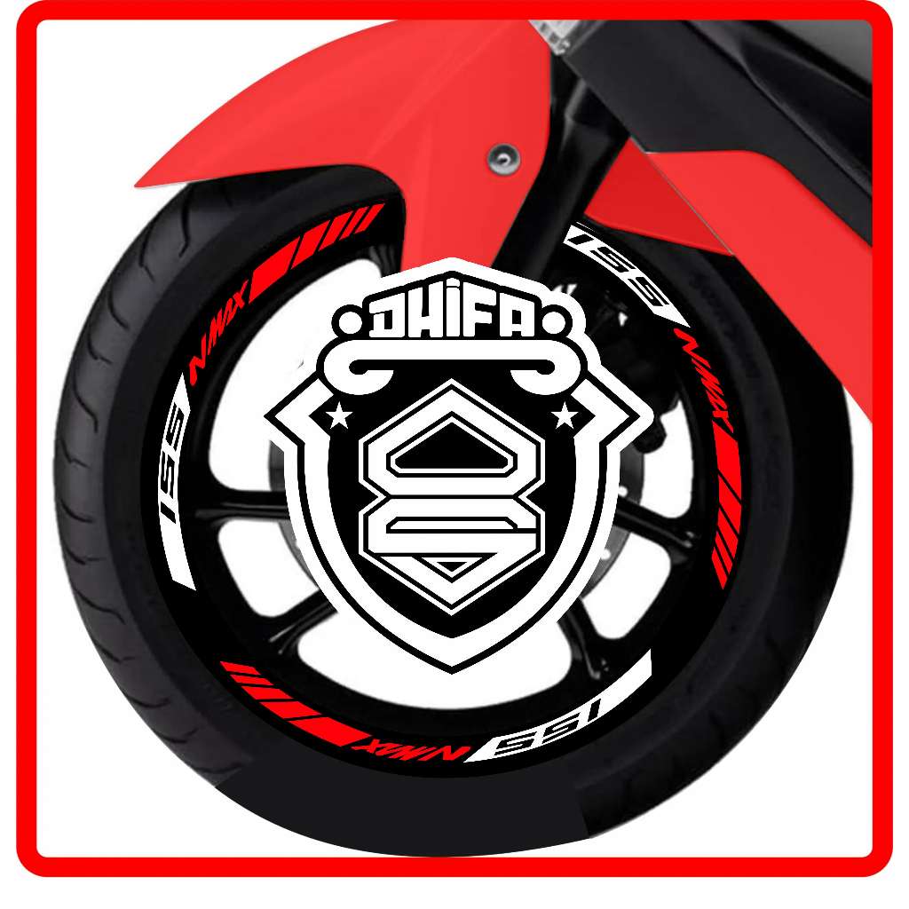 stiker pelek NMAX sticker velk NMAX VARIASI LIS VELEK MODIFIKASI PELEK MOTOR VARIASI
