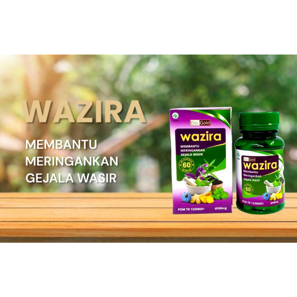 Kapsul Wazira Obat Wasir Ambeien Kapsul Herbal Asli Sudah BPOM