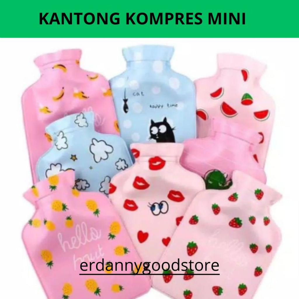 erdannygoodstore❤Kantong Kompres Air Panas & Dingin / Kantung Kompres Mini Imut Portable / Alat Komp