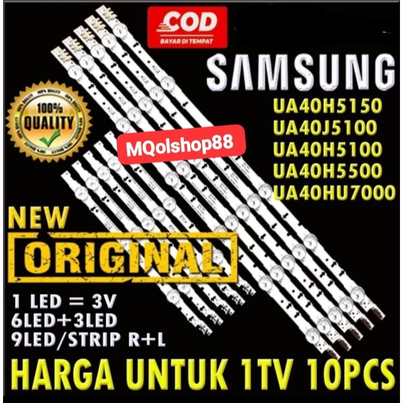 Backlight tvSamsung UA40H5150 UA40J5100 UA40H5100 UA40H5500 UA40HU7000