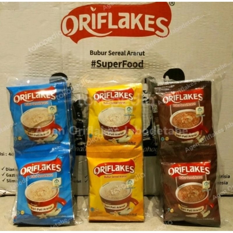 

Oriflakes Quick Meal Sereal Umbi Garut Sachet